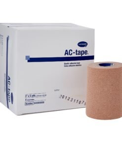 AC-tape® Cotton Elastic Tape, 3 Inch x 5 Yard, Tan