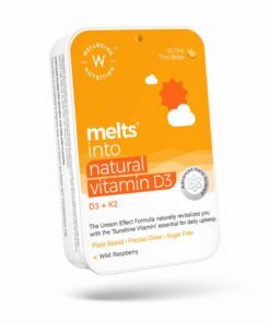 Wellbeing Nutrition Vitamins D-3 and K-2 Oral Strips