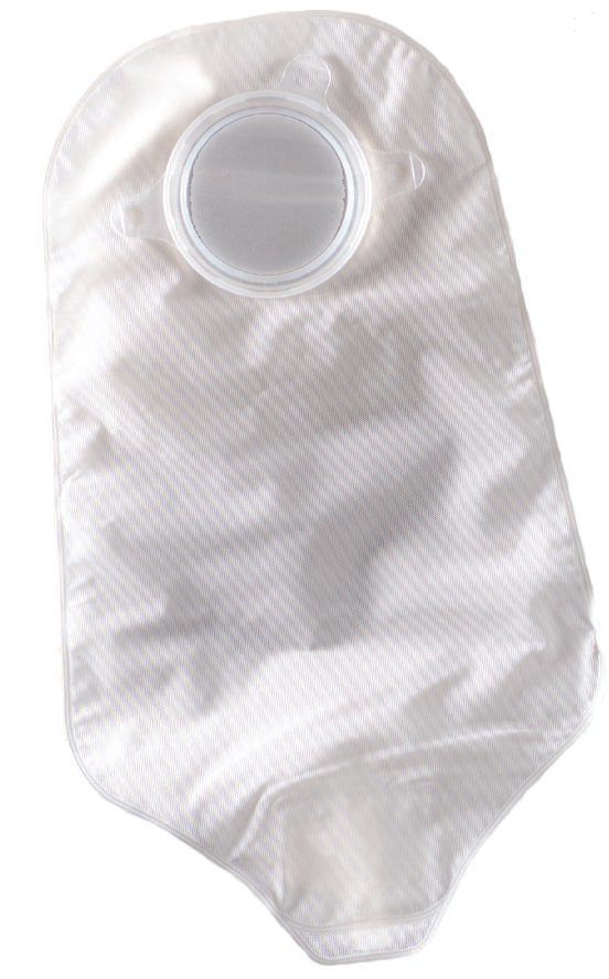 Sur-Fit Natura® Two-Piece Drainable Opaque Urostomy Pouch, 9 Inch Length, Small , 1¼ Inch Flange