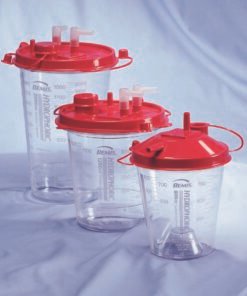 Hi-Flow™ Rigid Suction Canister for use with Bemis Quick-Drain™ Systems, 1200 mL