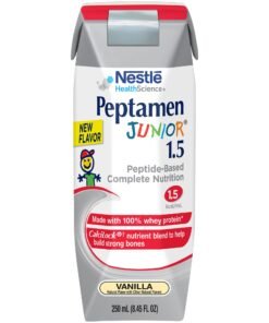 Peptamen Junior® 1.5 Vanilla Pediatric Oral Supplement / Tube Feeding Formula, 8.45 oz. Tetra Prisma®