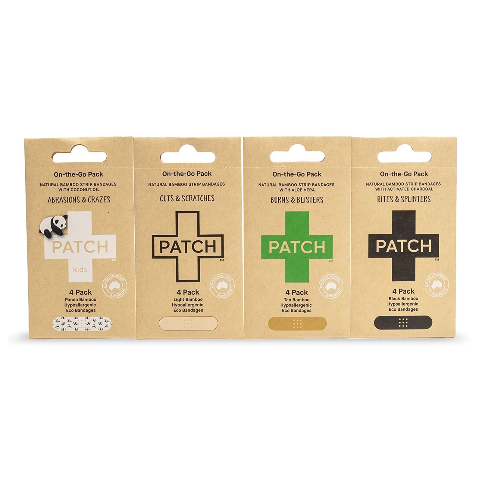 Patch™ On The Go Sample Pack Adhesive Strip, 3/4 x 3 Inch