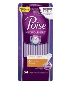Poise® Microliners Lightest Bladder Control Pad, 5.9-Inch Length