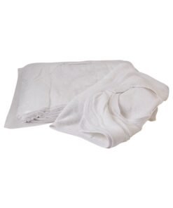 Beck's Classic Terry Adult Bib, White