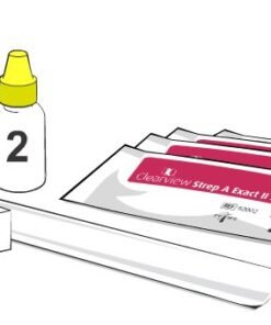 Clearview® Strep A Exact II Dipstick Strep A Test Infectious Disease Immunoassay Respiratory Test Kit