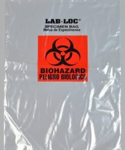 LAB-LOC® Specimen Transport Bag with Document Pouch, 14 x 20 Inch