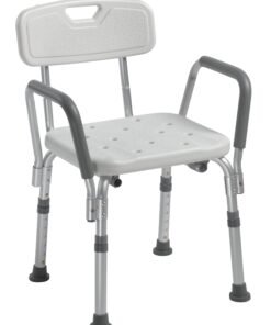 drive™ Shower Chair with Back and Removable Padded Arms