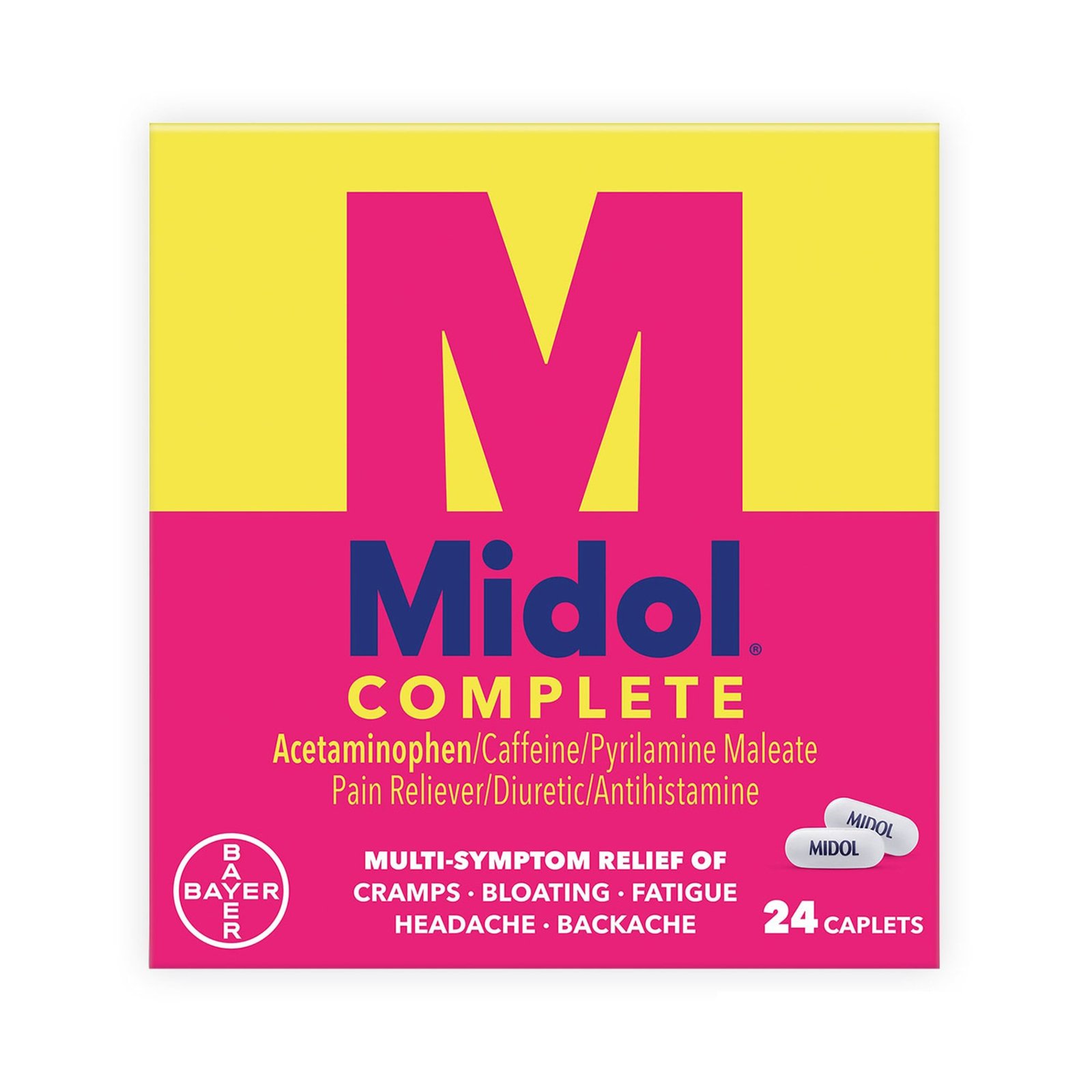 Midol® Complete Acetaminophen / Caffeine / Pyrilamine Maleate Cramp Relief