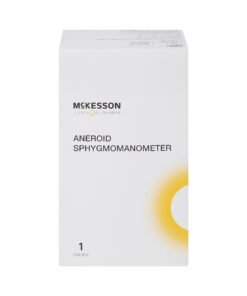 McKesson Deluxe Aneroid Sphygmomanometer, Pocket Size Handheld, Large Adult Cuff, Orange, Dual-Tube