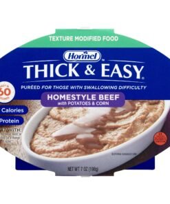 Thick & Easy® Beef with Potatoes and Corn Thickened Food, 7-ounce Tray