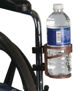 SammonsPreston Beverage Holder, For Use With Standard Arm Wheelchair, 2.5 - 3 in. Dia.