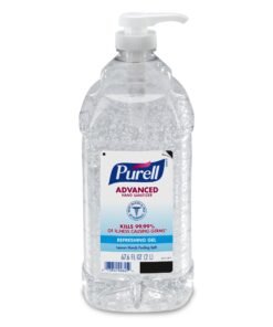 Purell Advanced Hand Sanitizer Gel, 70% Ethyl Alcohol, 2,000 mL Pump Bottle