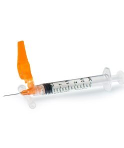 McKesson Prevent® HT Safety 3 mL Hypodermic Syringe, 25 Gauge, 5/8-Inch Needle Length