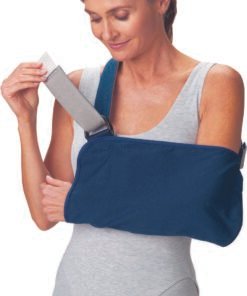 ProCare® Unisex Navy Blue Cotton / Polyester Arm Sling, Large