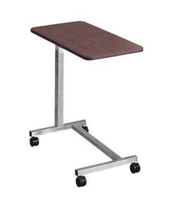 McKesson Overbed Table, Non-Tilt Spring Assisted Lift, 19-3/4" to 26-3/4" Height Range