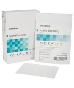 McKesson White Adhesive Dressing, 6 x 8 Inch