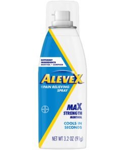AleveX Pain Relieving Spray Max Strength Menthol, 3.2-ounce spray can