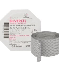 3M™ Silvercel™ Non-Adherent Silver Alginate Dressing, 1 x 12 Inch