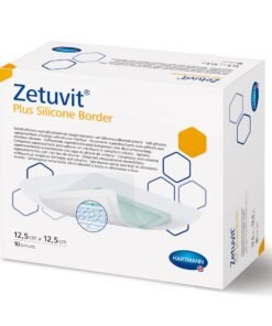 Zetuvit® Plus Silicone Border Super Absorbent Dressing, 6 x 10 Inch