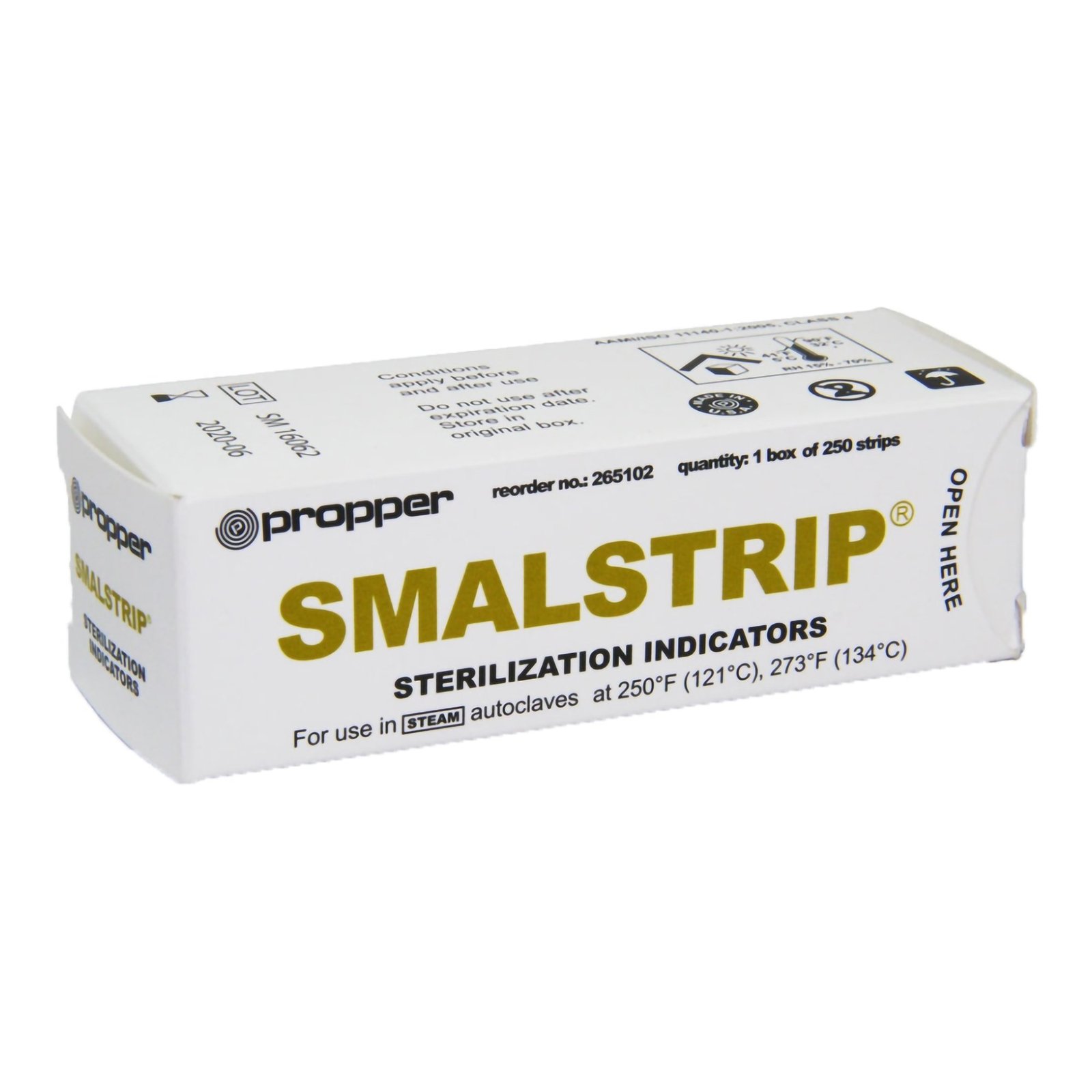 STEAMPlus™ Sterilization Chemical Integrator Pack, 4 Inch, Class 4