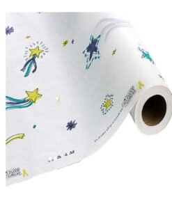 Stars of Hope® Crepe Table Paper, 21 Inch x 125 Foot, White