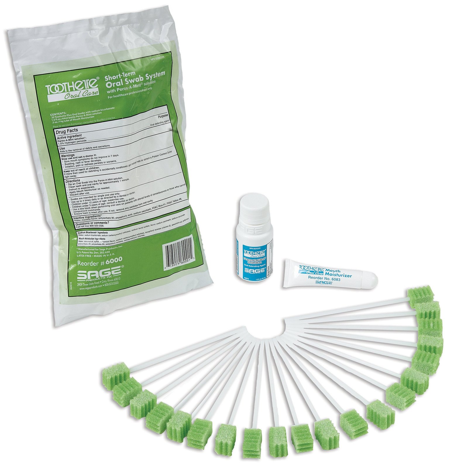 Toothette® Short Term Swab System