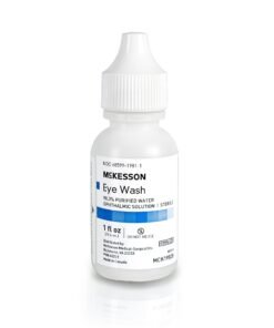 McKesson Eye Wash Solution, 1-ounce Squeeze Bottle