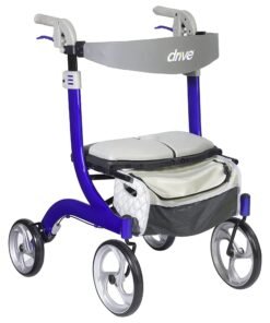 drive™ Nitro DLX 4 Wheel Rollator, 33½ – 38½ Inch