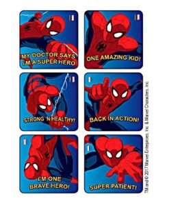 Medibadge® KLS™ Spider-Man Strong n Healthy Stickers