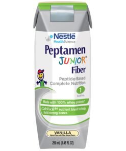 Peptamen Junior® Fiber Vanilla Pediatric Oral Supplement / Tube Feeding Formula, 8.45 oz. Tetra Prisma®