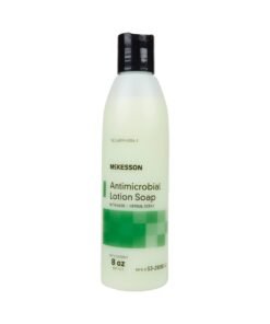 McKesson Antimicrobial Lotion Soap, Herbal Scent, With Aloe, 8-oz Bottle