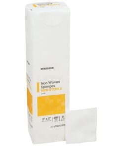 McKesson NonSterile USP Type VII Gauze Sponge, 2 x 2 Inch