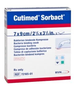 Cutimed® Sorbact® Impregnated Dressing, 2¾ x 3½ Inch