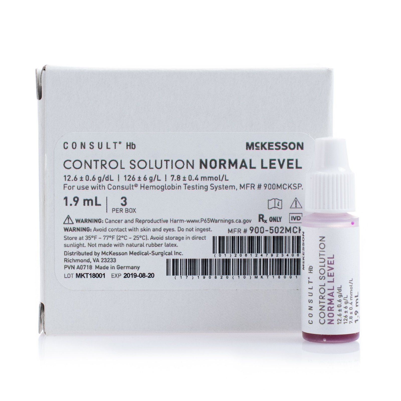McKesson Consult™ Hb Control, Hemoglobin test