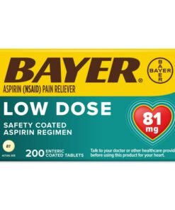 Bayer Low Dose Safety Coated Aspirin 81 mg Tablets