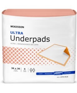 McKesson Ultra Heavy Absorbency Underpad, 36 x 36 Inch