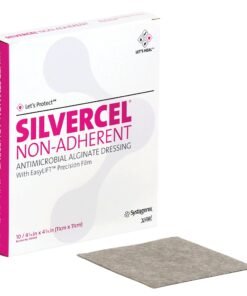 3M™ Silvercel™ Silver Alginate Dressing, 4¼ x 4¼ Inch