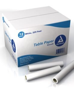 dynarex Smooth Table Paper, 14 Inch x 225 Foot, White