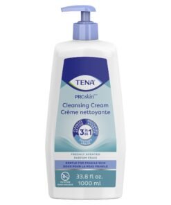 Tena® Body Wash Cleansing Cream, Alcohol-Free, 3-in-1 Formula, Scented, 1,000 mL Pump Bottle